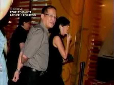 Noynoy and his date. 'more to come'